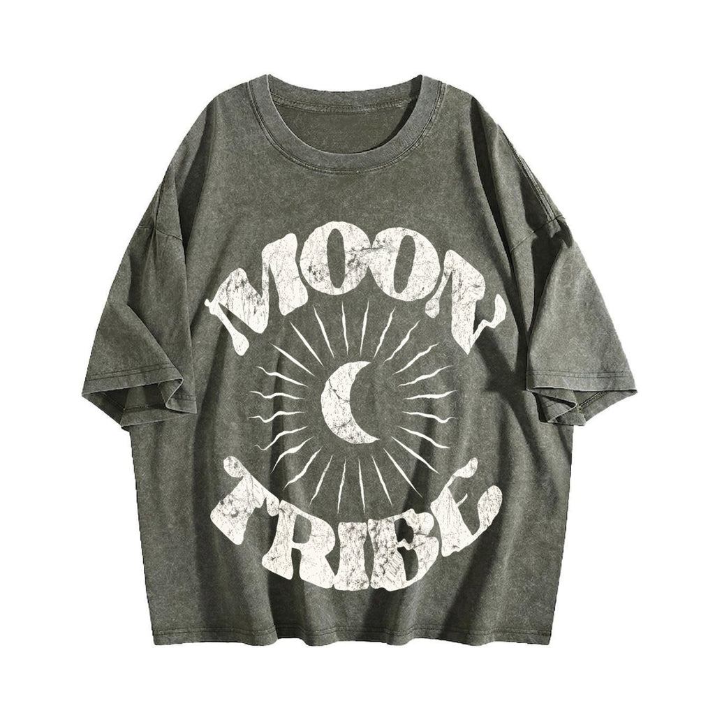 Moon Tribe Crescent Vintage Washed T-Shirt product image 4