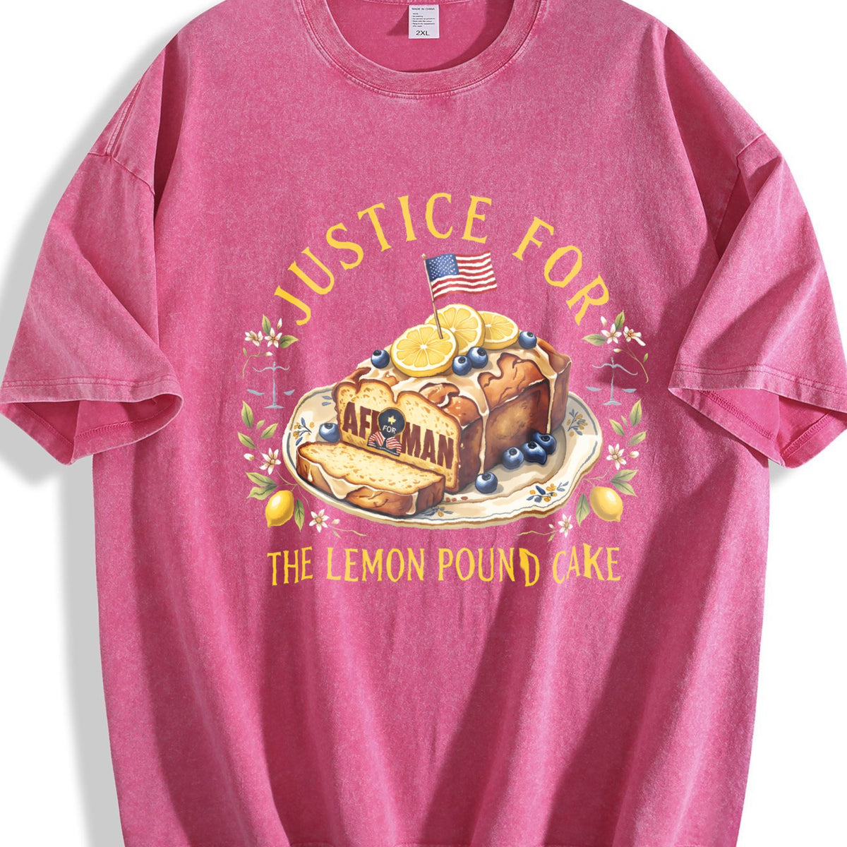 Justice for the Lemon Pound Cake Vintage Washed T-Shirt product image 7