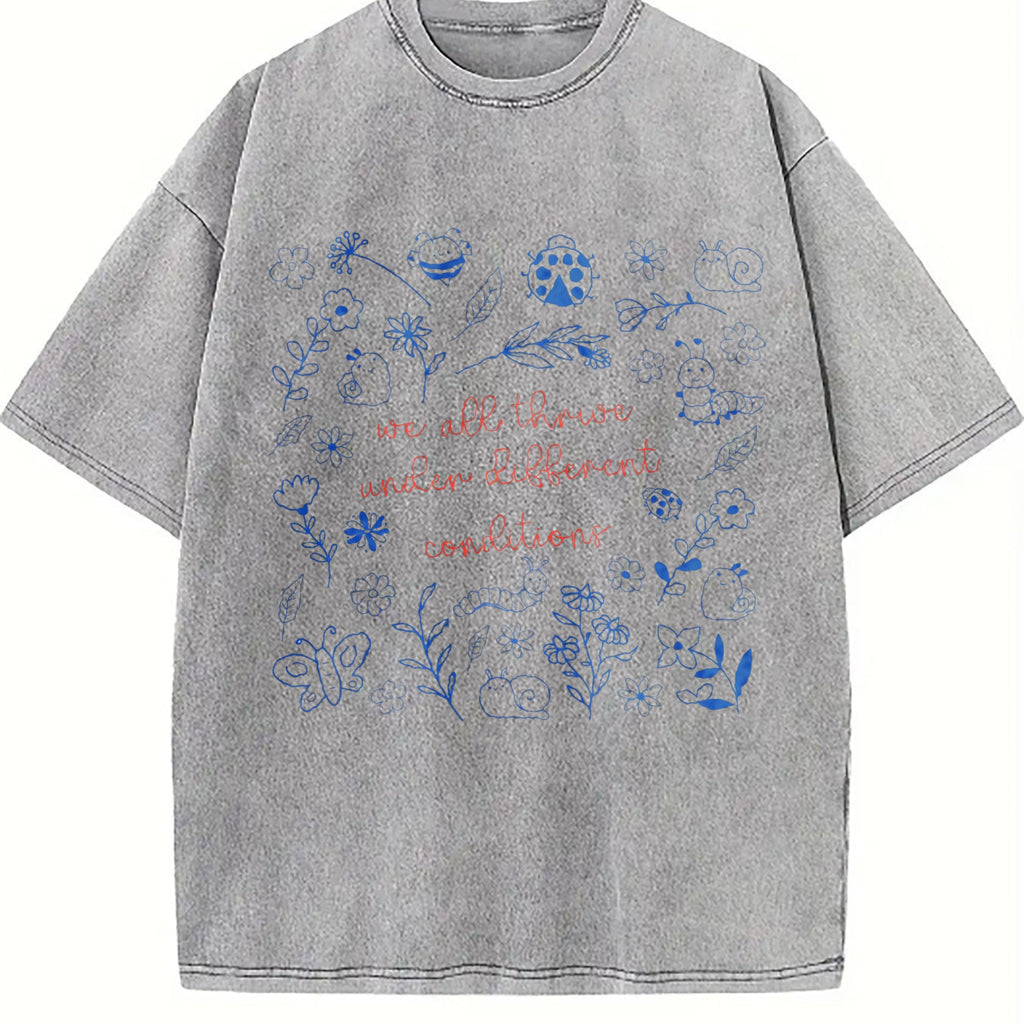 Special Education Teacher Vintage Washed T-Shirt product image 5