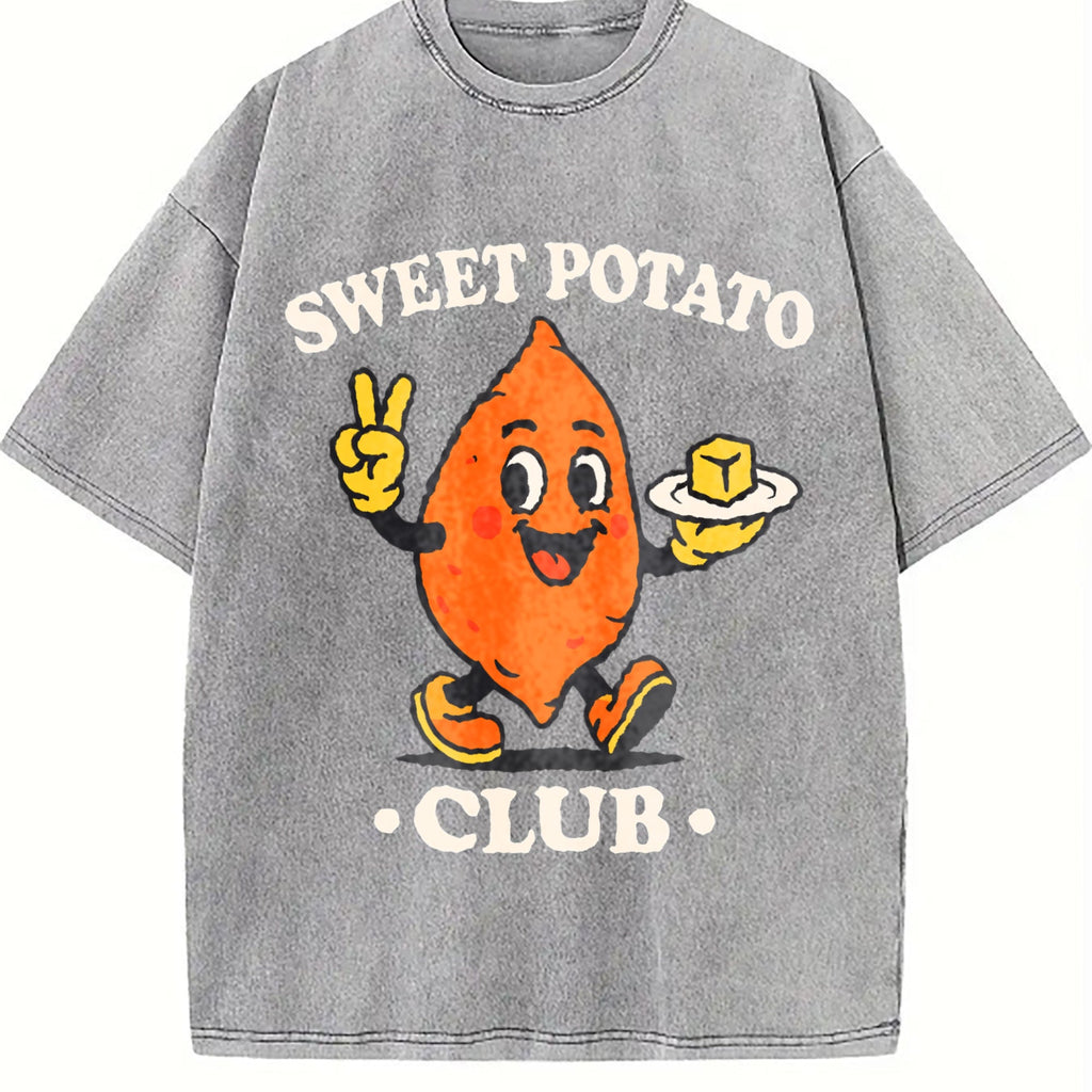 Sweet Potato Club Mascot Vintage Washed T-Shirt product image 5