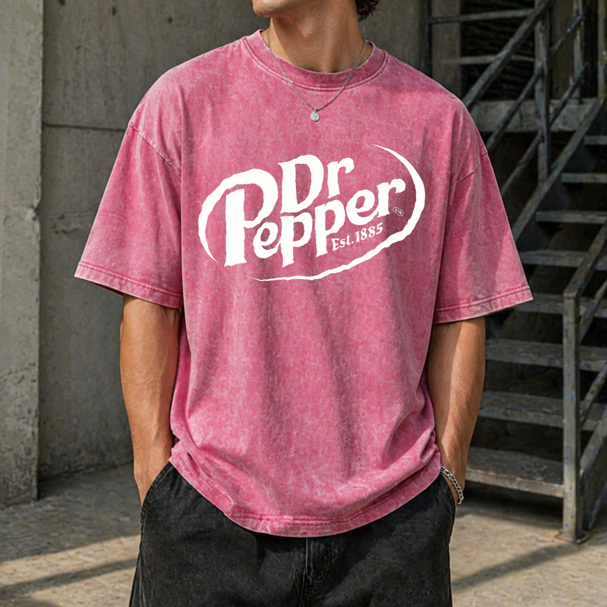 Dr Pepper Est 1885 - A Timeless Vintage Washed T-Shirt product image 14