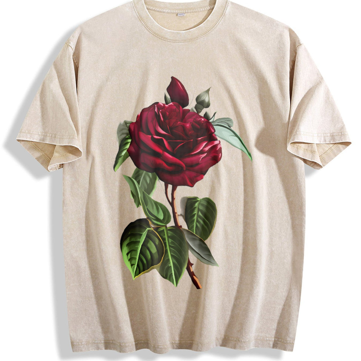 Patterned Vintage Washed T-Shirt product image 1