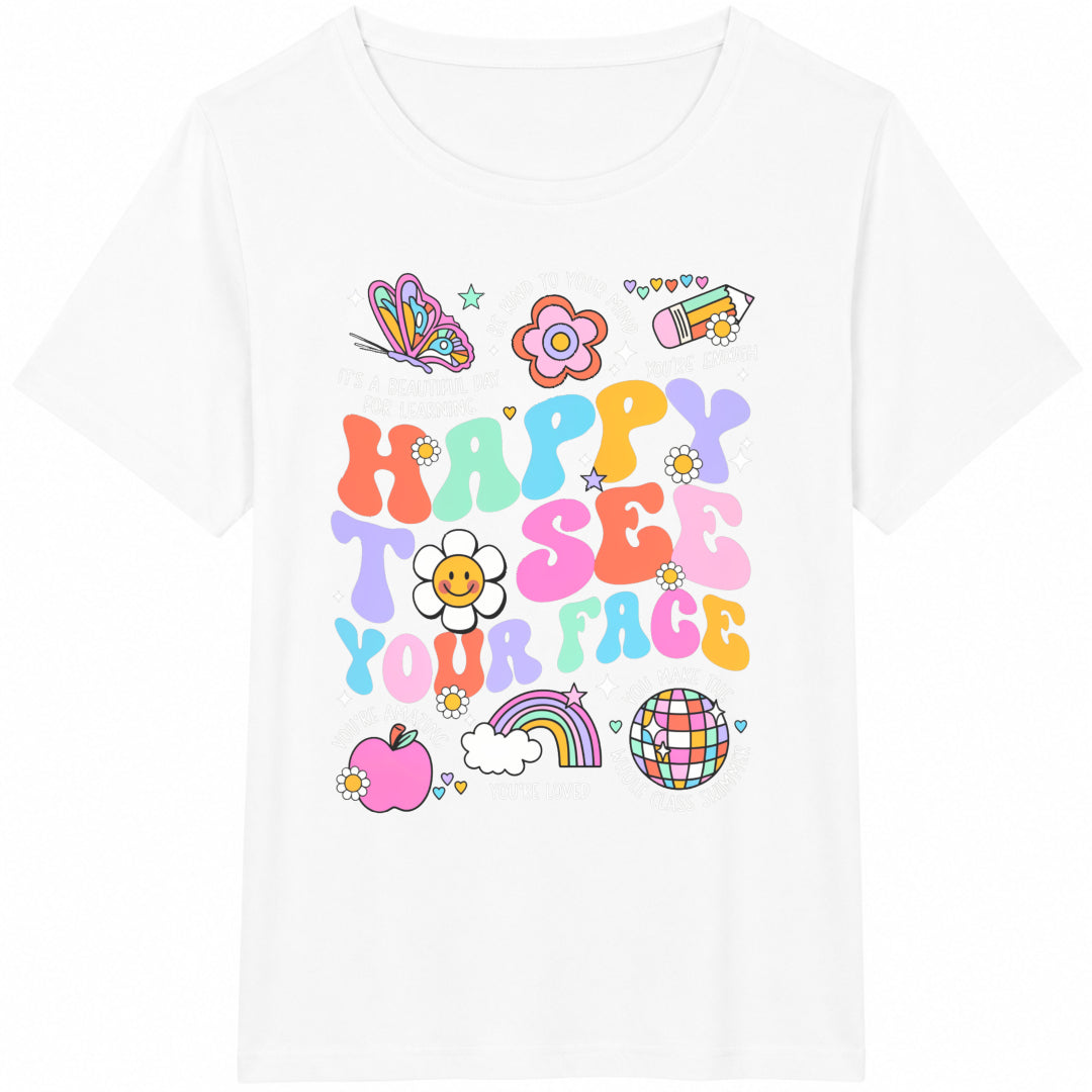 Happy To See Your Face Cotton T-Shirt product image 2