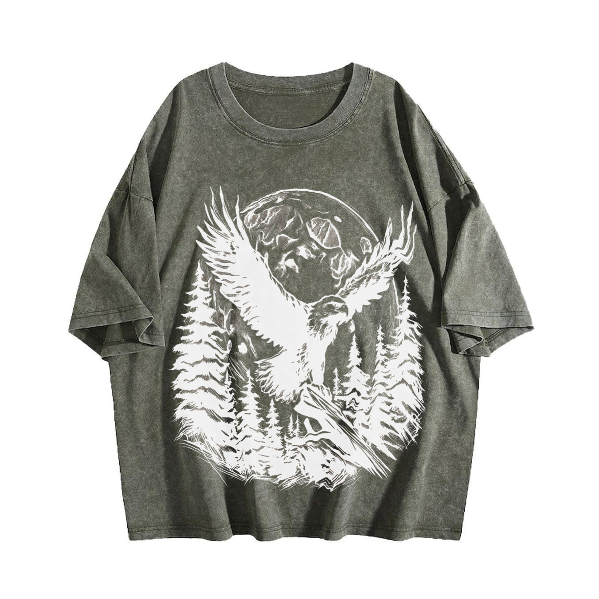 90s Eagle Moon Vintage Washed T-Shirt product image 4