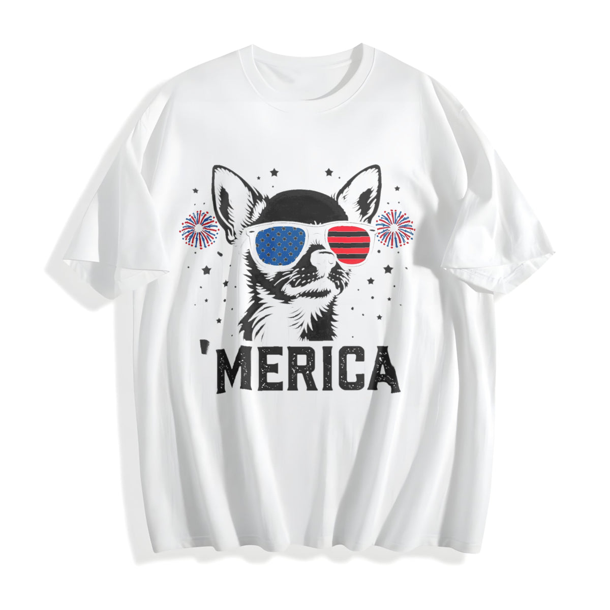 Chihuahua 4th Of July Cotton T-Shirt product image 2