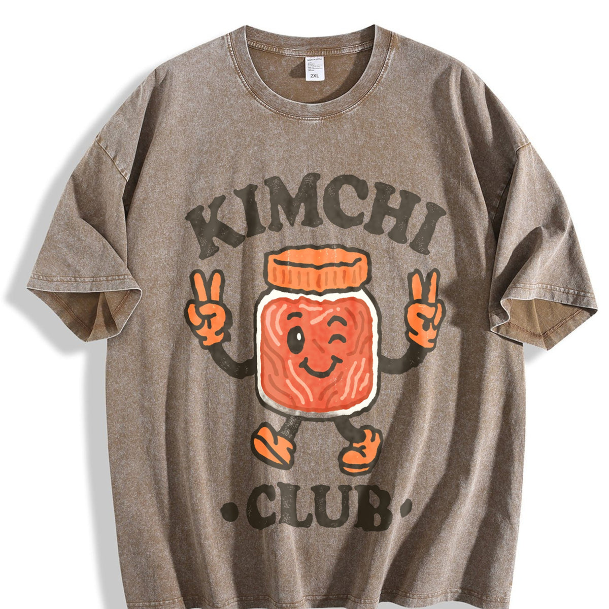 Kimchi Club : Korean Food Mascot For Foodies Vintage Washed product image 3