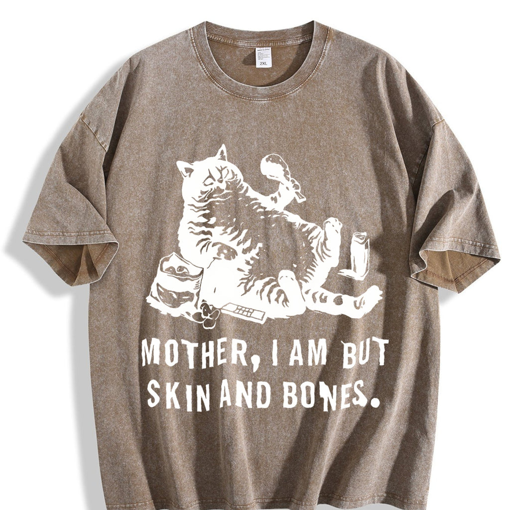 Funny Cat Mom Vintage Washed T-Shirt product image 3