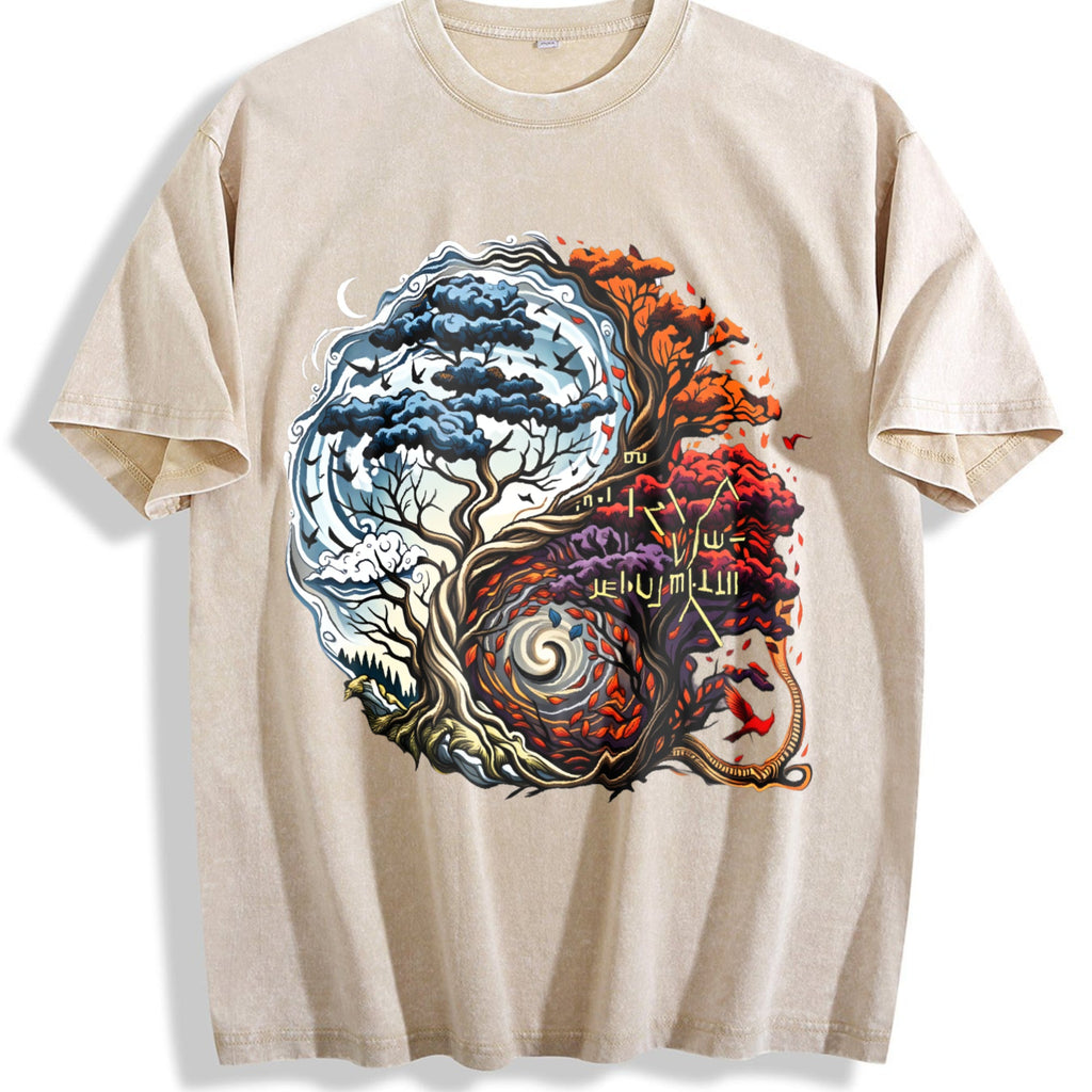 Explorer Soul I Am Not Afraid Split Landscape Sun-faded product image 1