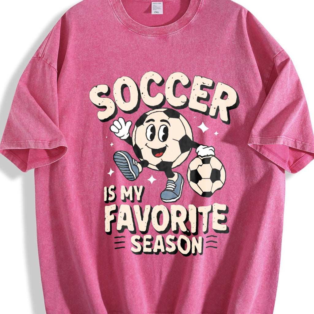 Global Soccer Fan Vintage Washed T-Shirt product image 7