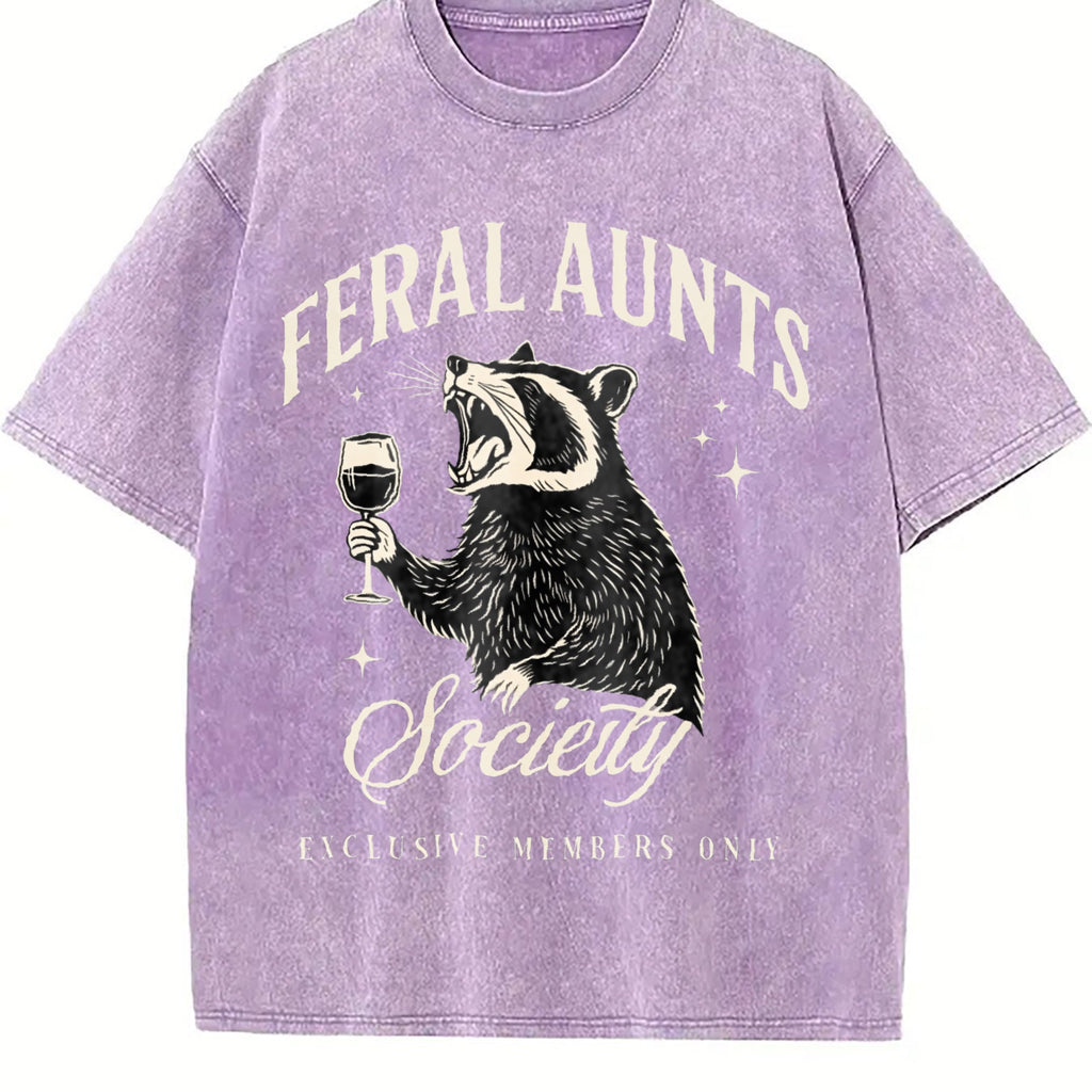 Feral Aunts Society Vintage Washed T-Shirt product image 6
