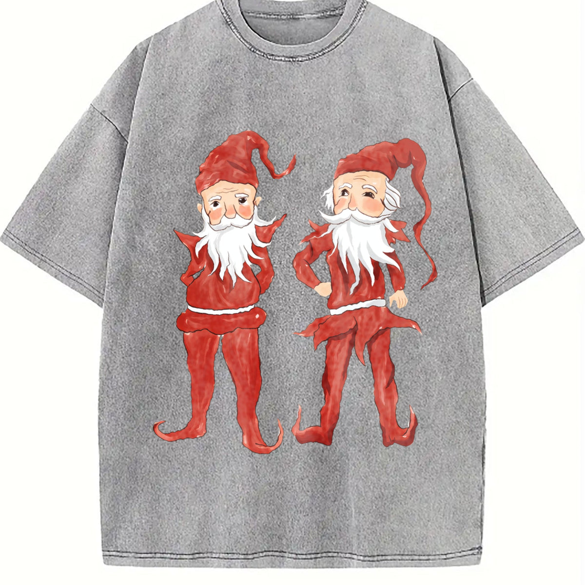 Christmas Elves Teenager Vintage Washed T-Shirt product image 5