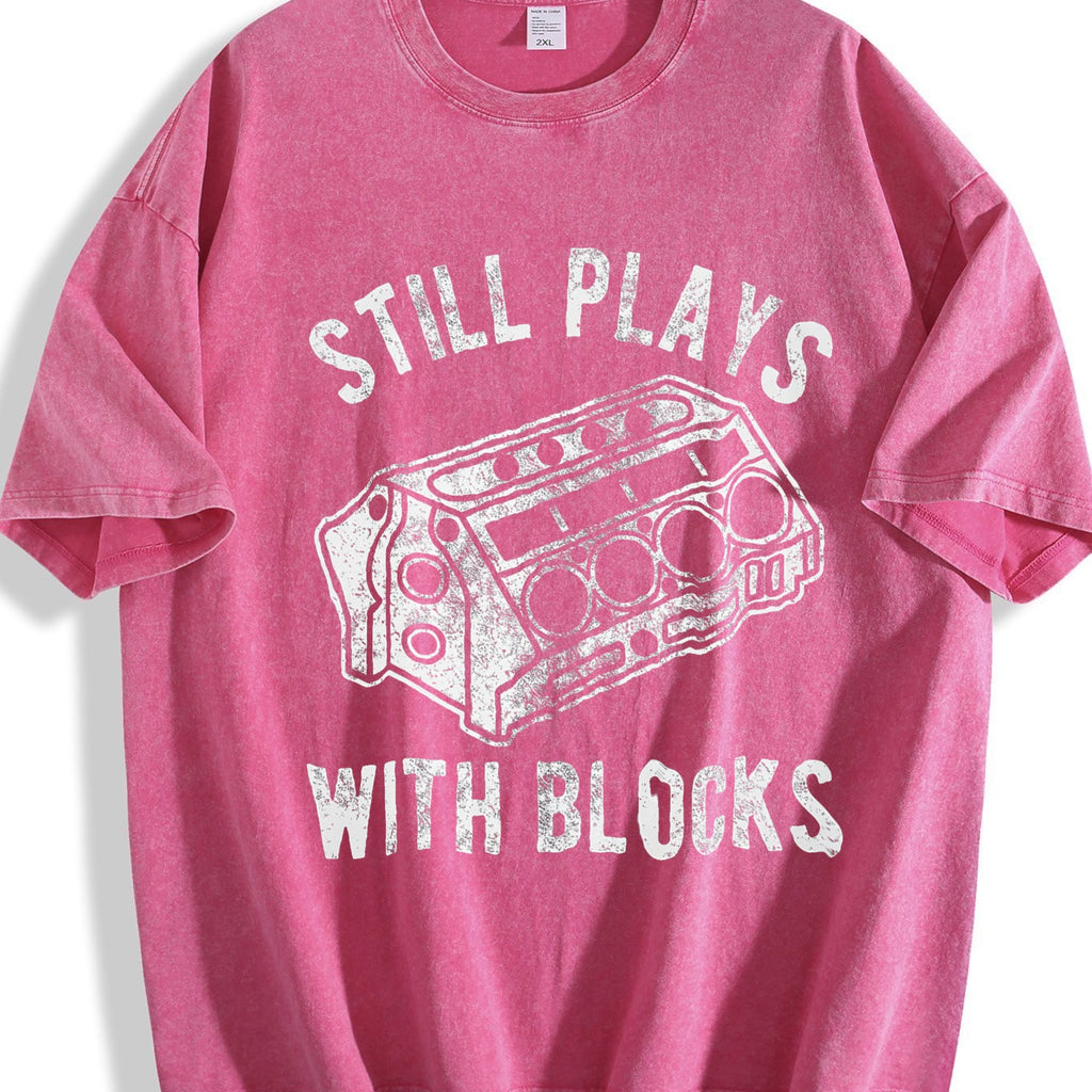 Still Plays With Blocks Funny Car Mechanic Racing Vintage product image 7