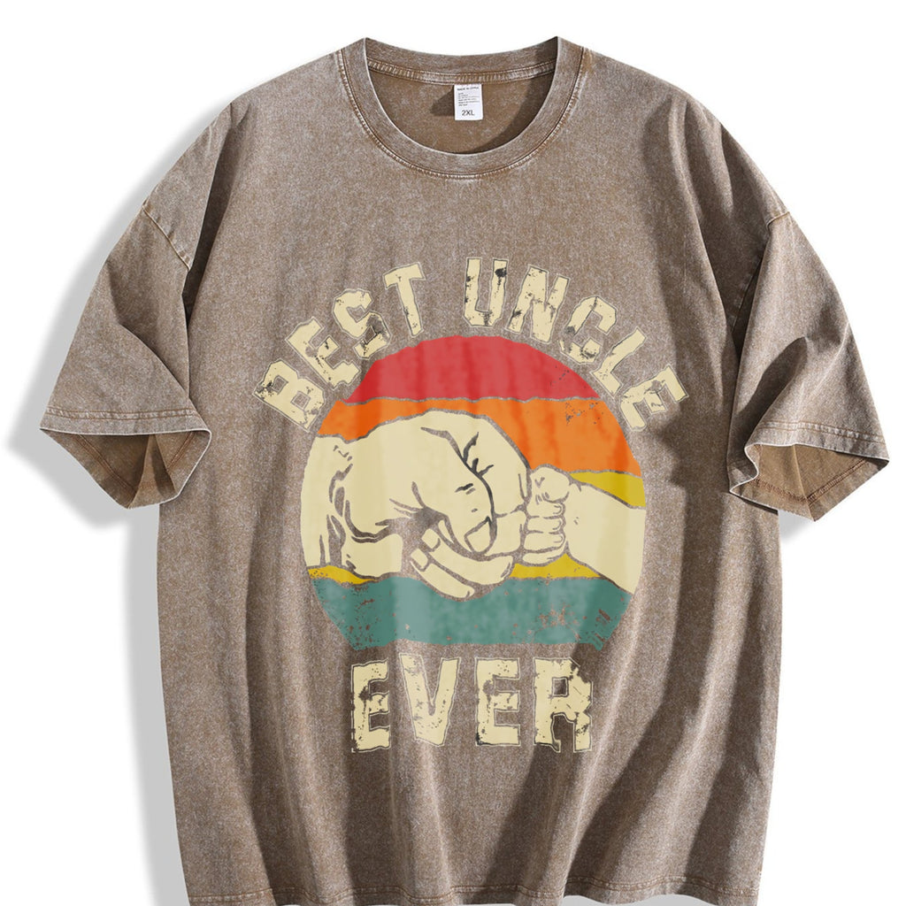 Best Uncle Ever Vintage Washed T-Shirt product image 3