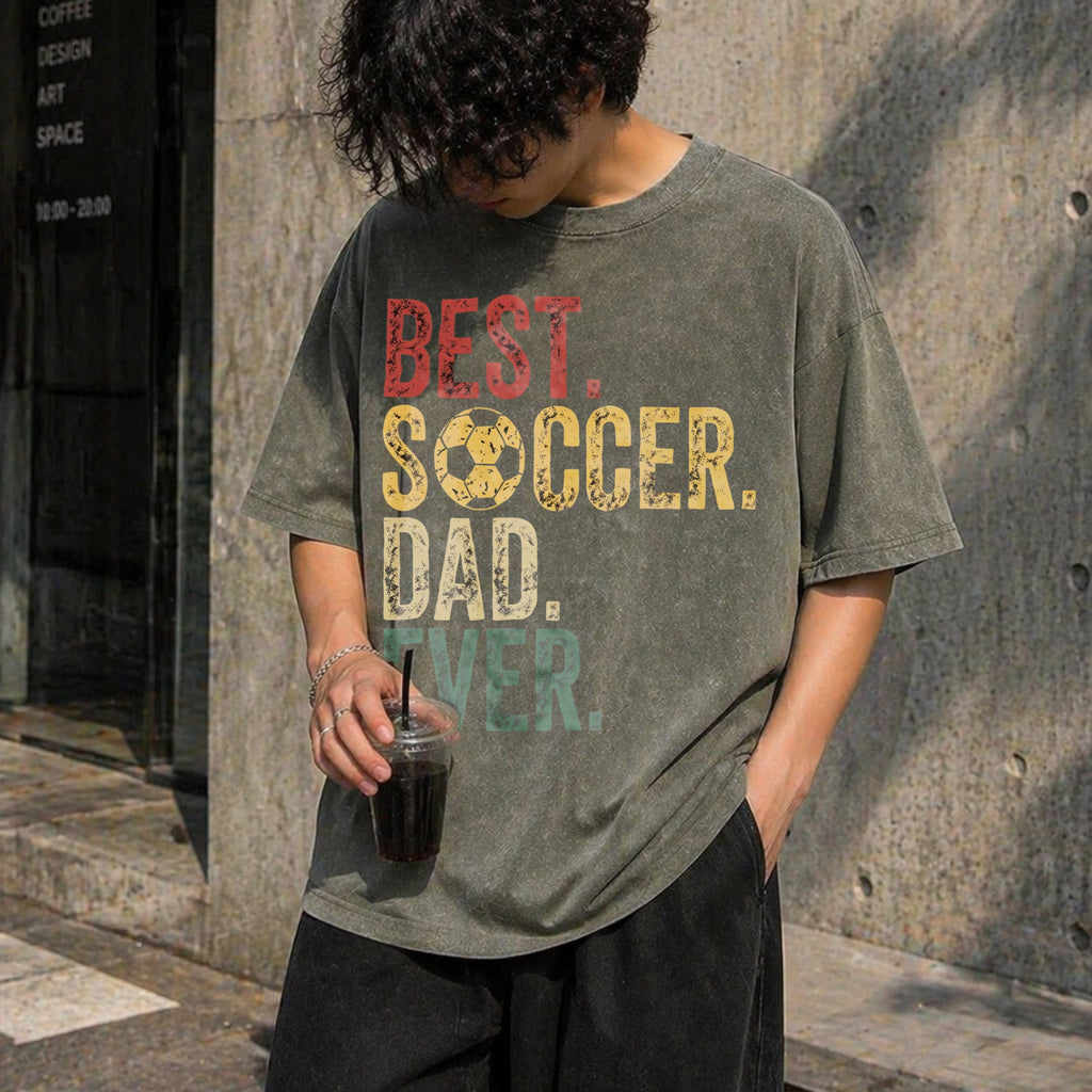 Soccer Dad Vintage Washed T-Shirt product image 4