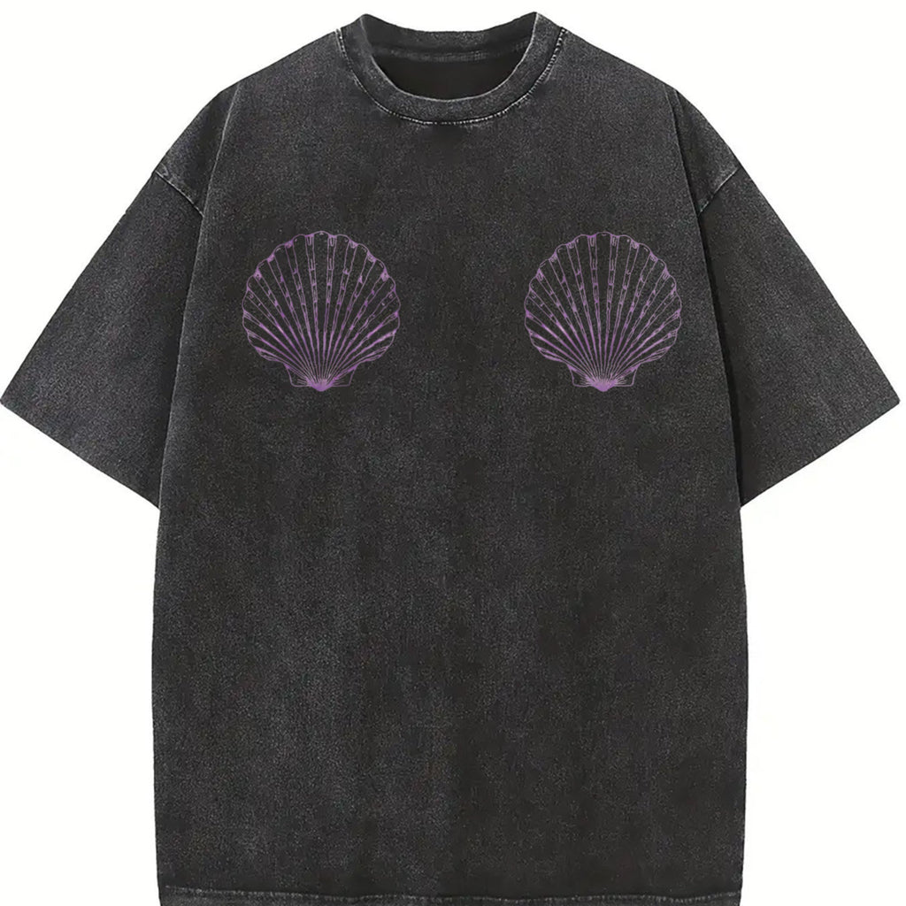 Seashell Bra Vintage Washed T-Shirt product image 2