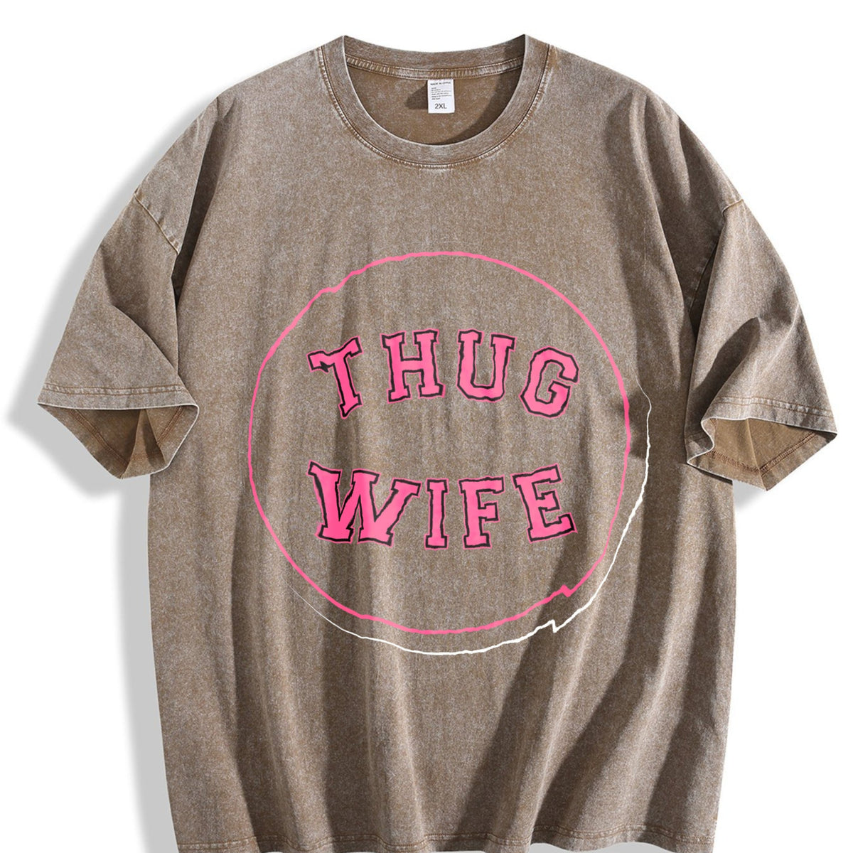 Thug Wife Vintage Washed T-Shirt product image 3