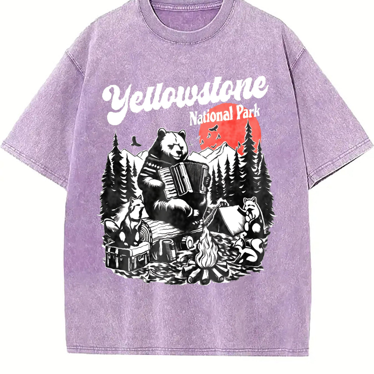 Yellowstone National Park Vintage Washed T-Shirt product image 6