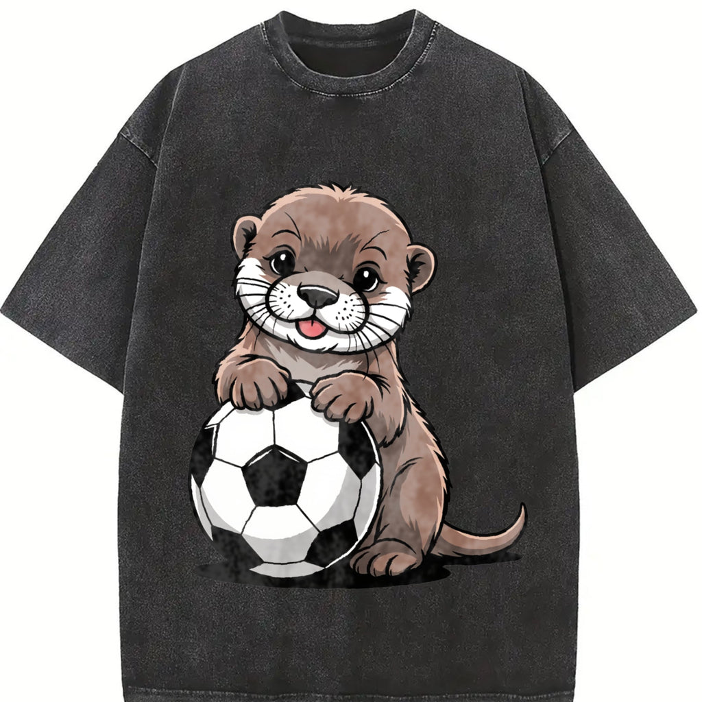 Global Soccer Fan Vintage Washed T-Shirt product image 2