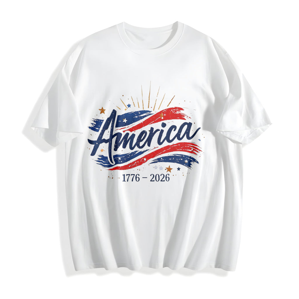USA Flag America 250th Anniversary Cotton T-Shirt product image 2