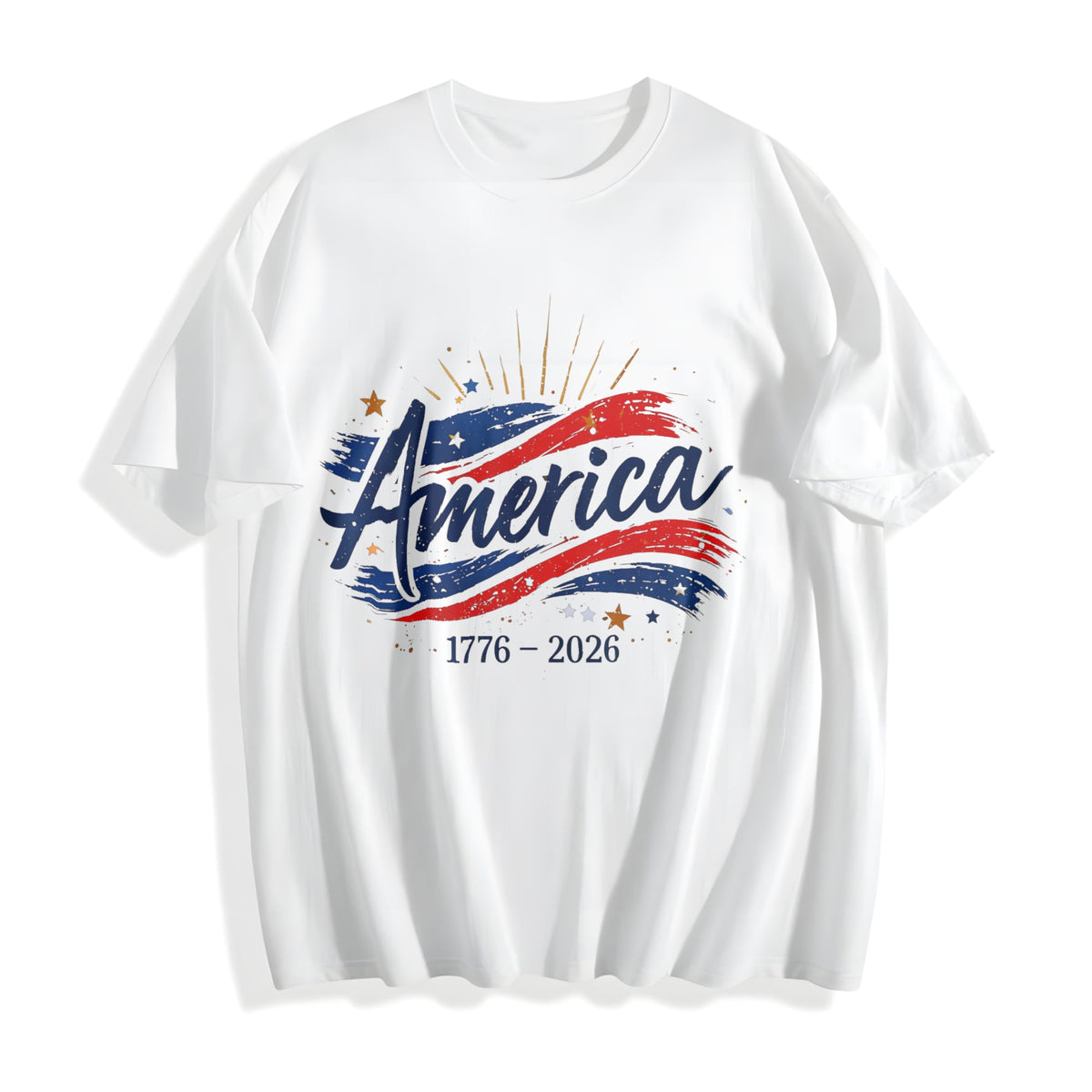 USA Flag America 250th Anniversary Cotton T-Shirt product image 2