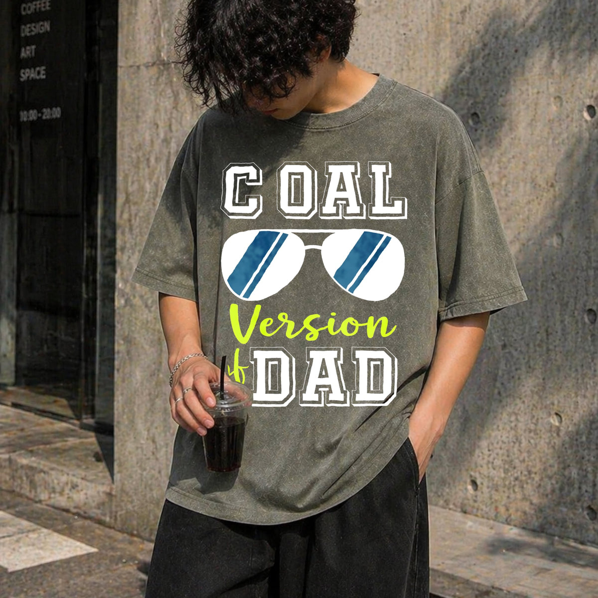 Dad And Son Matching Vintage Washed T-Shirt product image 4