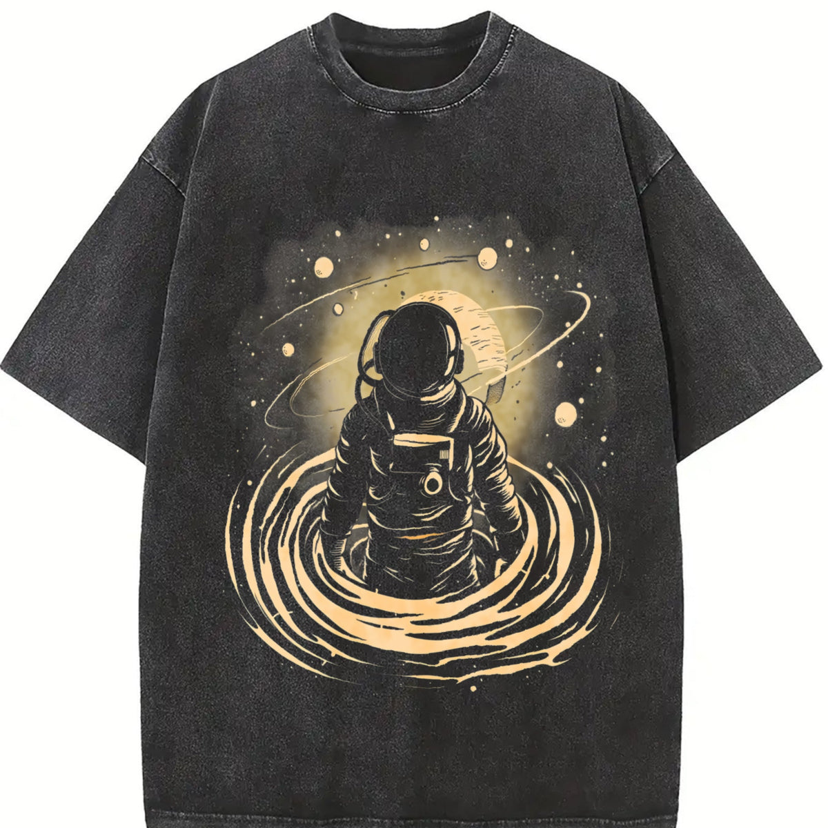 Astronaut In The Space Vintage Washed T-Shirt product image 2