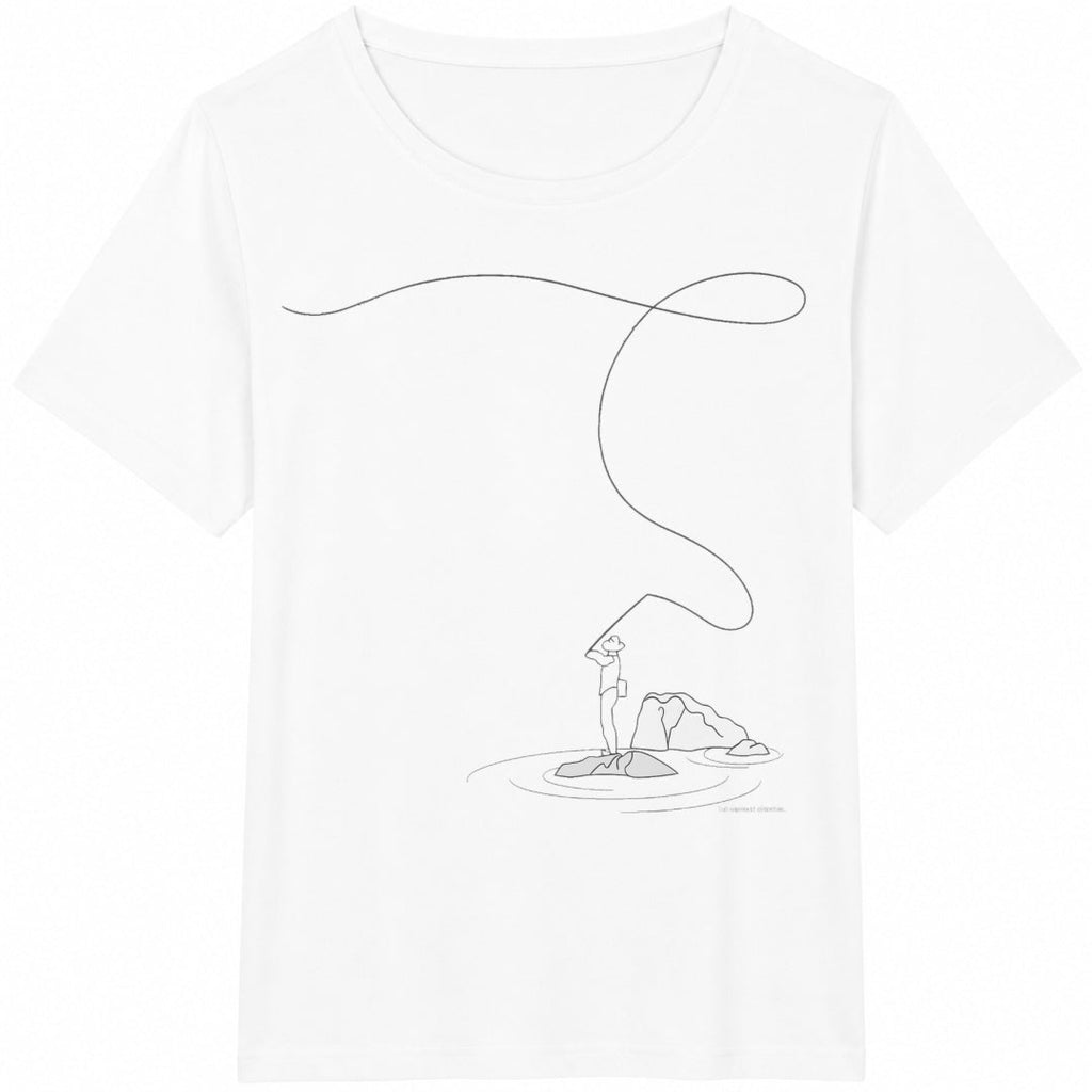 Fly Fishing For - Hand Original - Unique Cotton T-Shirt product image 2
