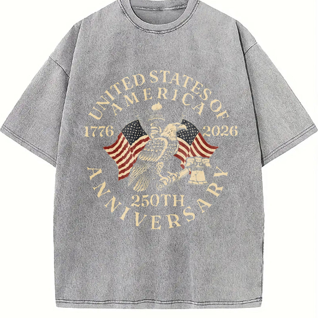 USA 250th Anniversary Vintage Washed T-Shirt product image 5