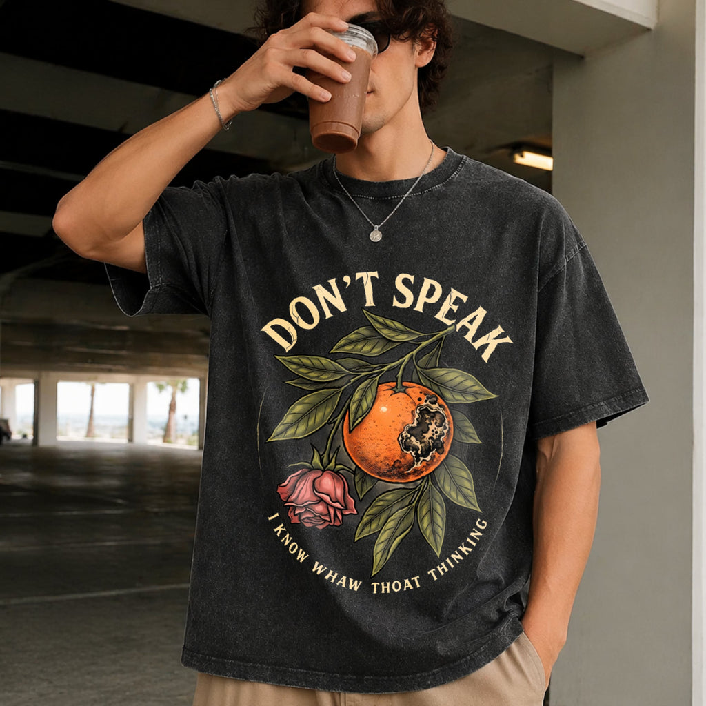 Don't Speak Vintage Washed T-Shirt product image 2