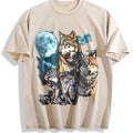 Three Wolves Moon 90s Vintage Washed T-Shirt product image 1