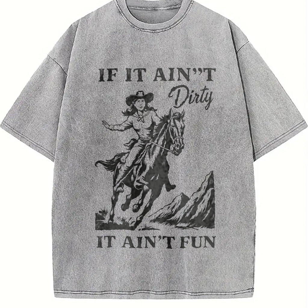 Western Cowgirl Vintage Washed T-Shirt product image 5