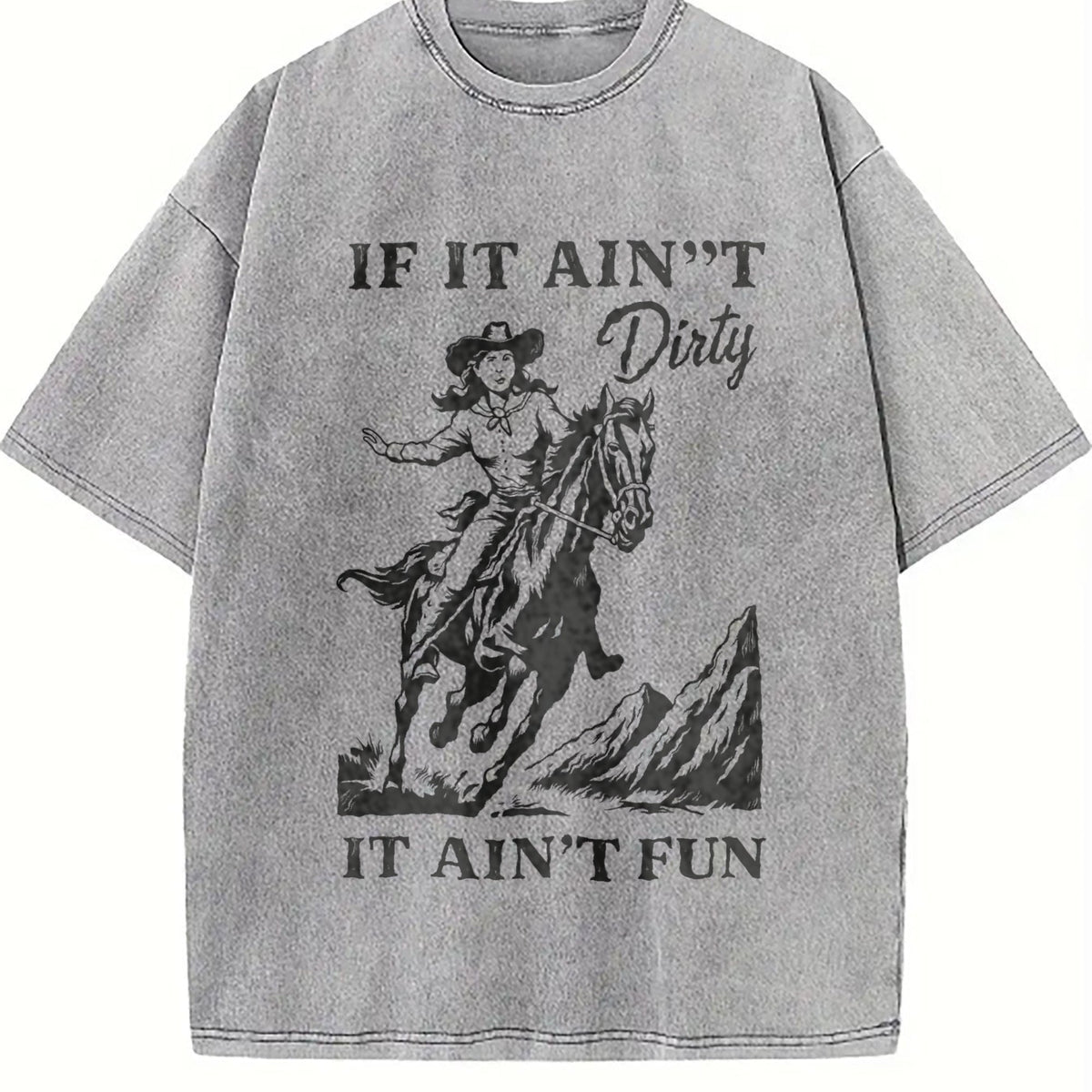 Western Cowgirl Vintage Washed T-Shirt product image 5