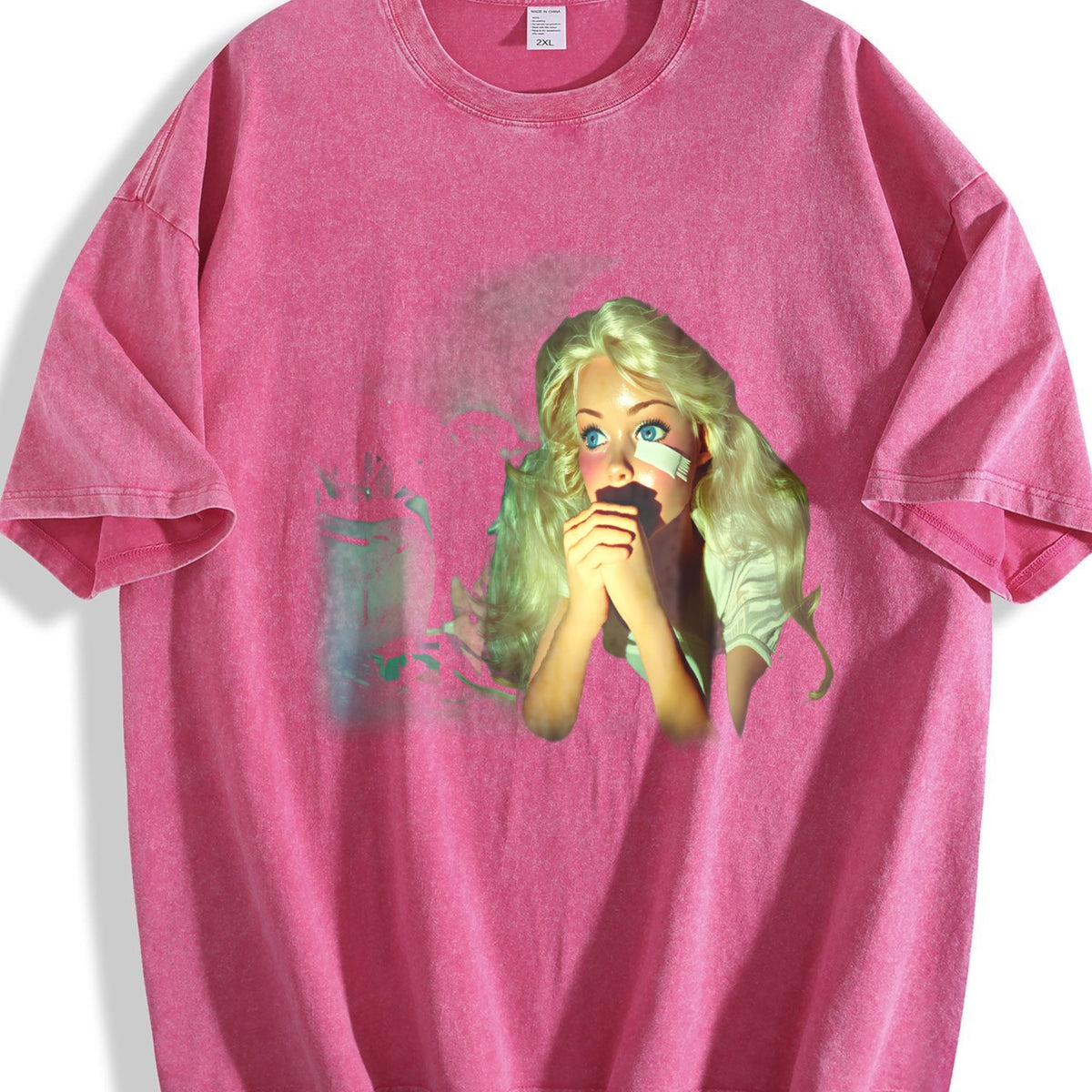 Doll with Mint Hair and a Snack Vintage Washed T-Shirt product image 7