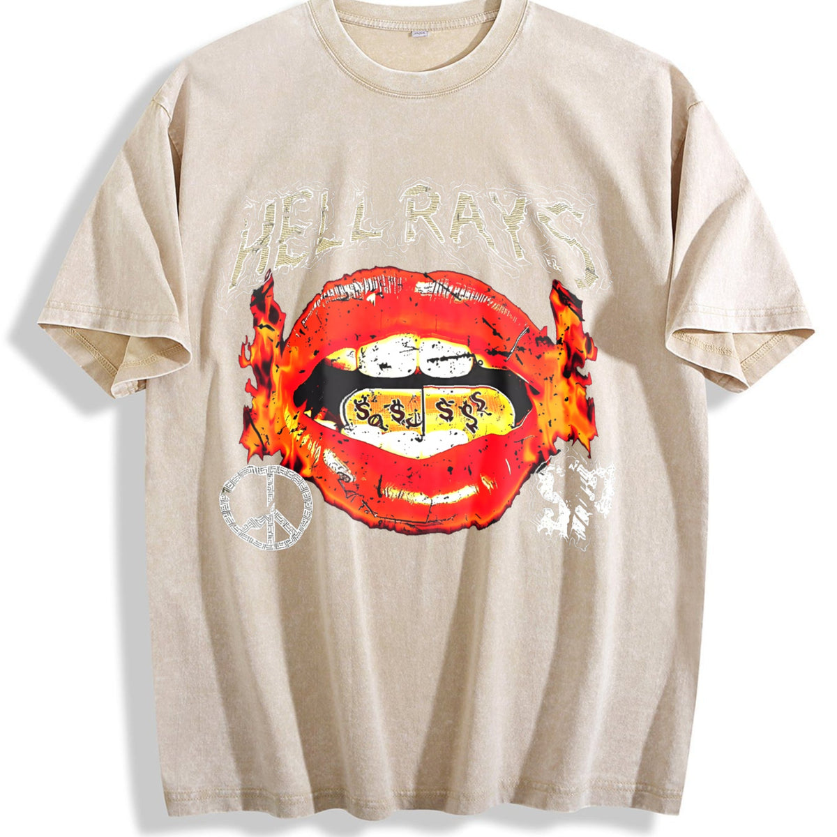 Flame Lips Dollar Vintage Washed T-Shirt product image 1