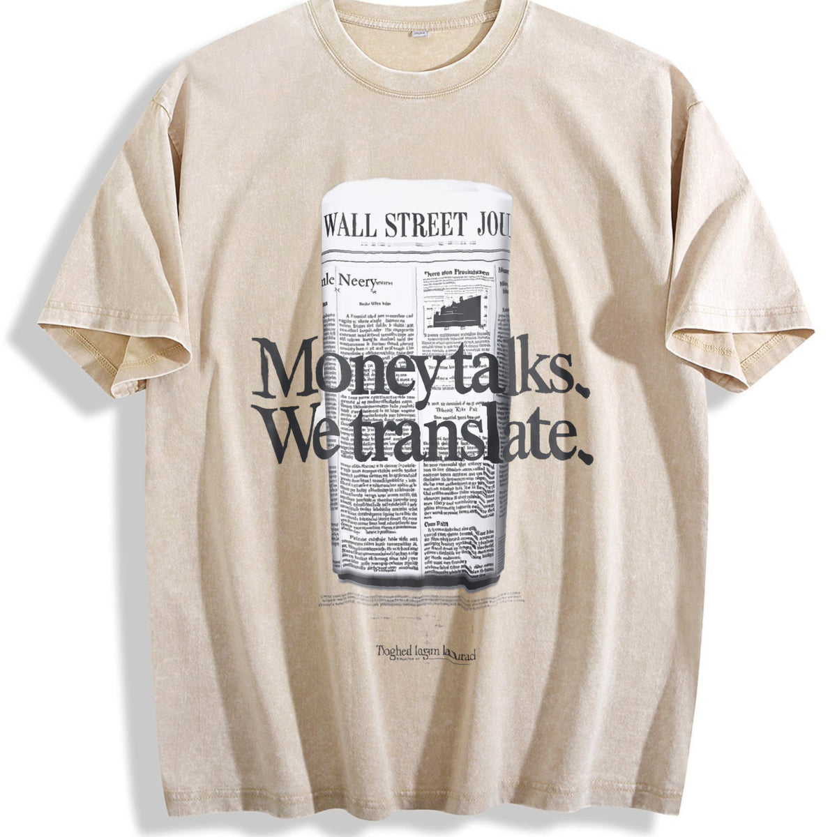 Wsj Money Talks We Translate Vintage Washed T-Shirt product image 1