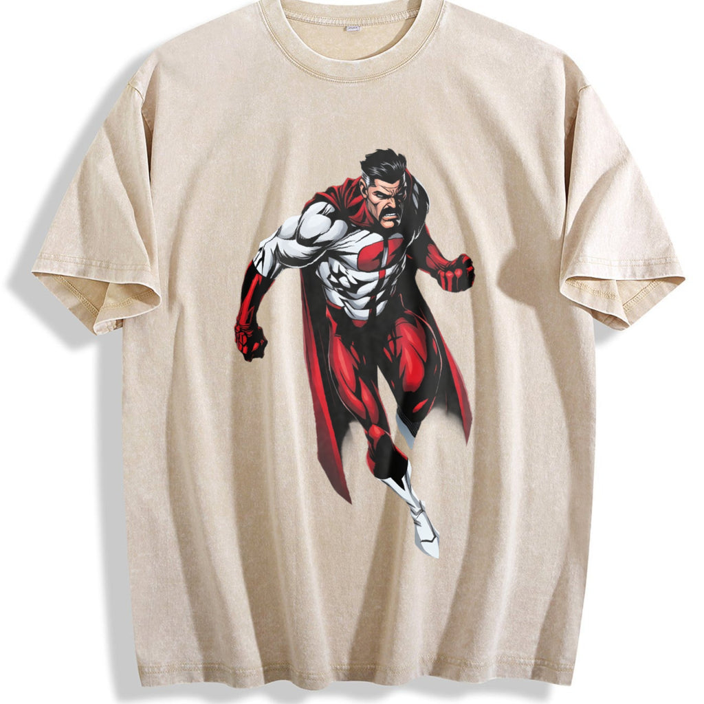 Black Invincible Vintage Washed T-Shirt product image 1