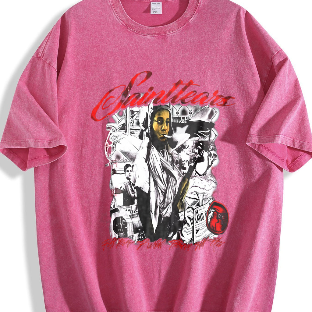 Sainttears The World Is Yours Vintage Washed T-Shirt product image 7