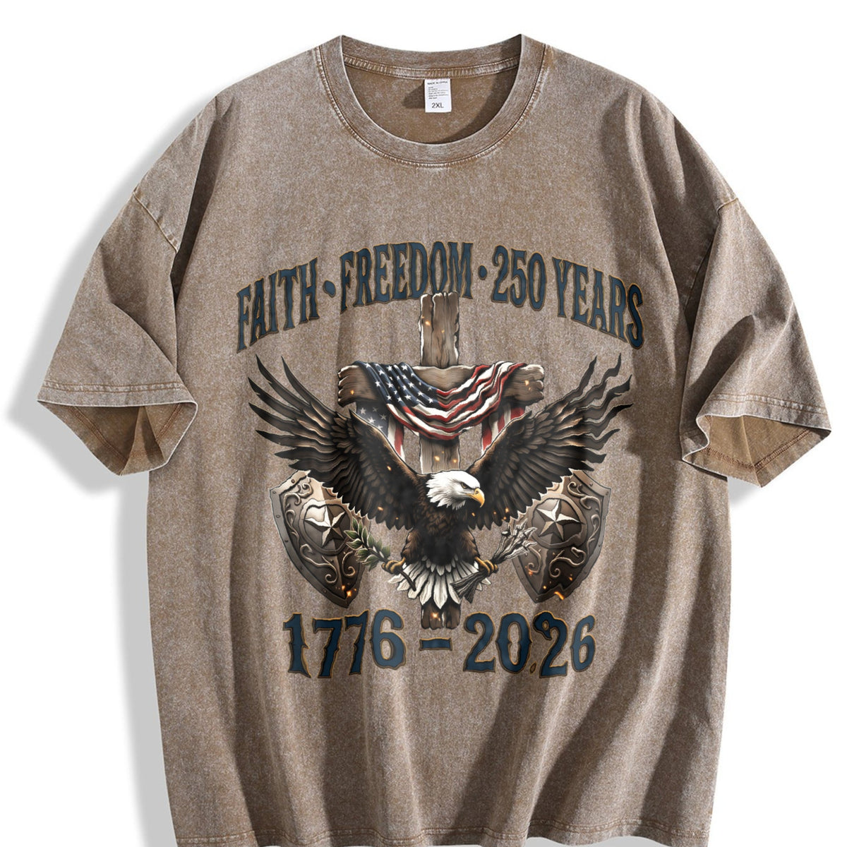 Trend Relaxed Inspired And Vacation Vintage Washed T-Shirt product image 3