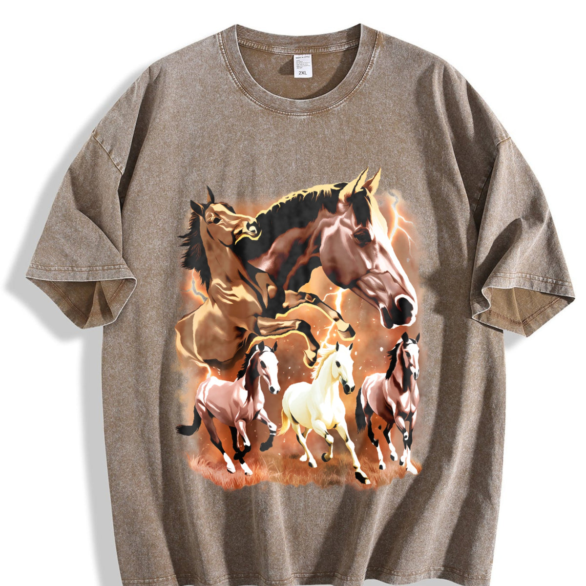 Wild Horses Vintage Washed T-Shirt product image 3