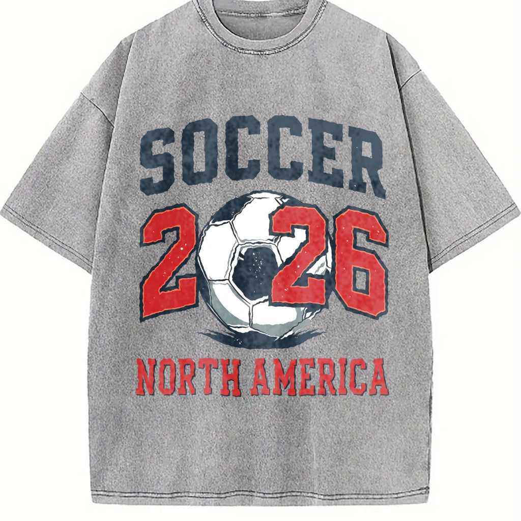 Global Soccer Fan Vintage Washed T-Shirt product image 5