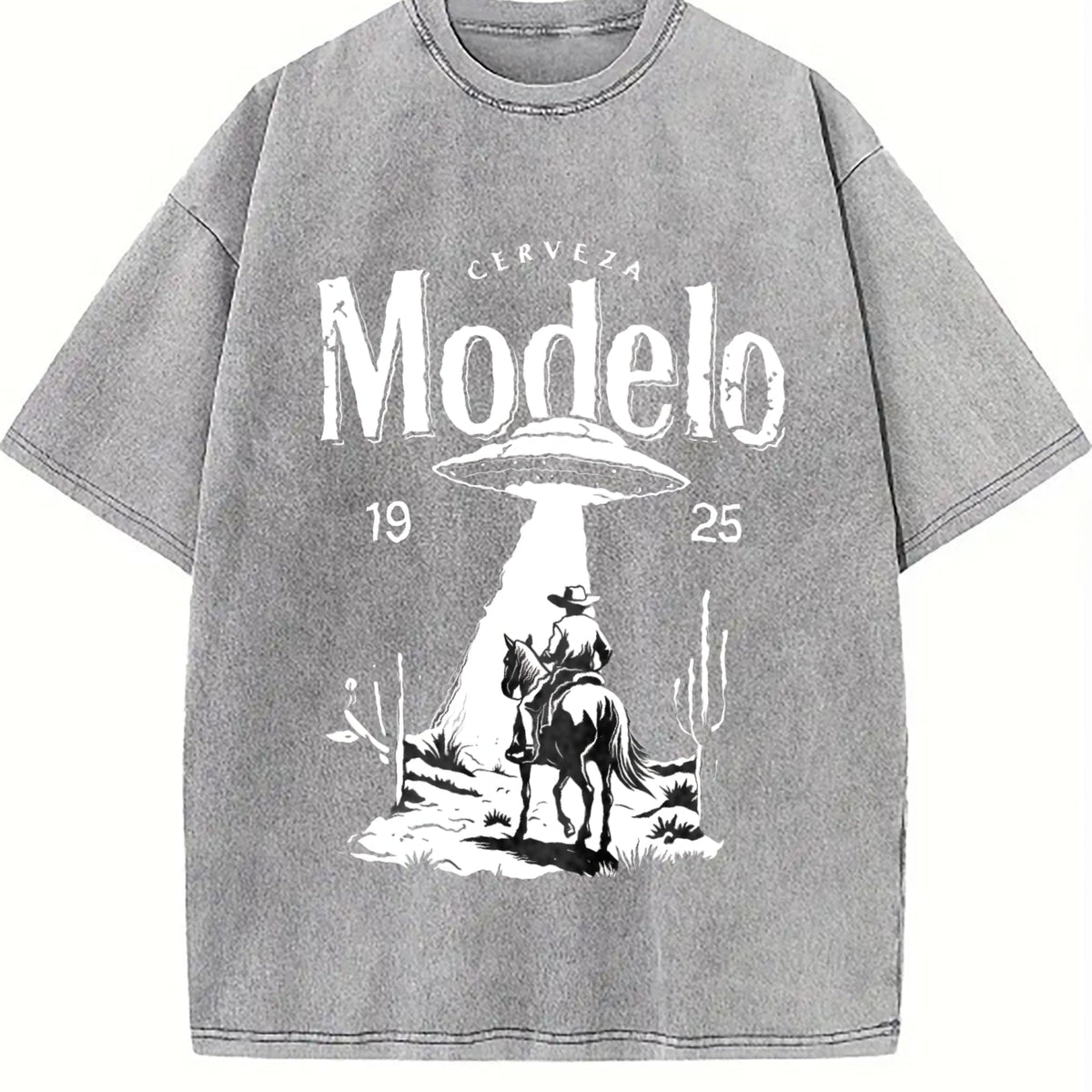 Modelo UFO Cowboy - - With Cerveza Letter Vintage Washed product image 5