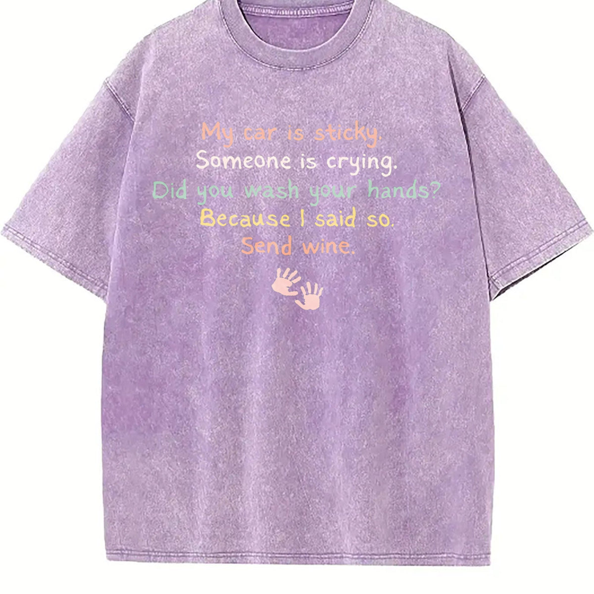 Mom To Young Children Please Send Wine Vintage Washed product image 6