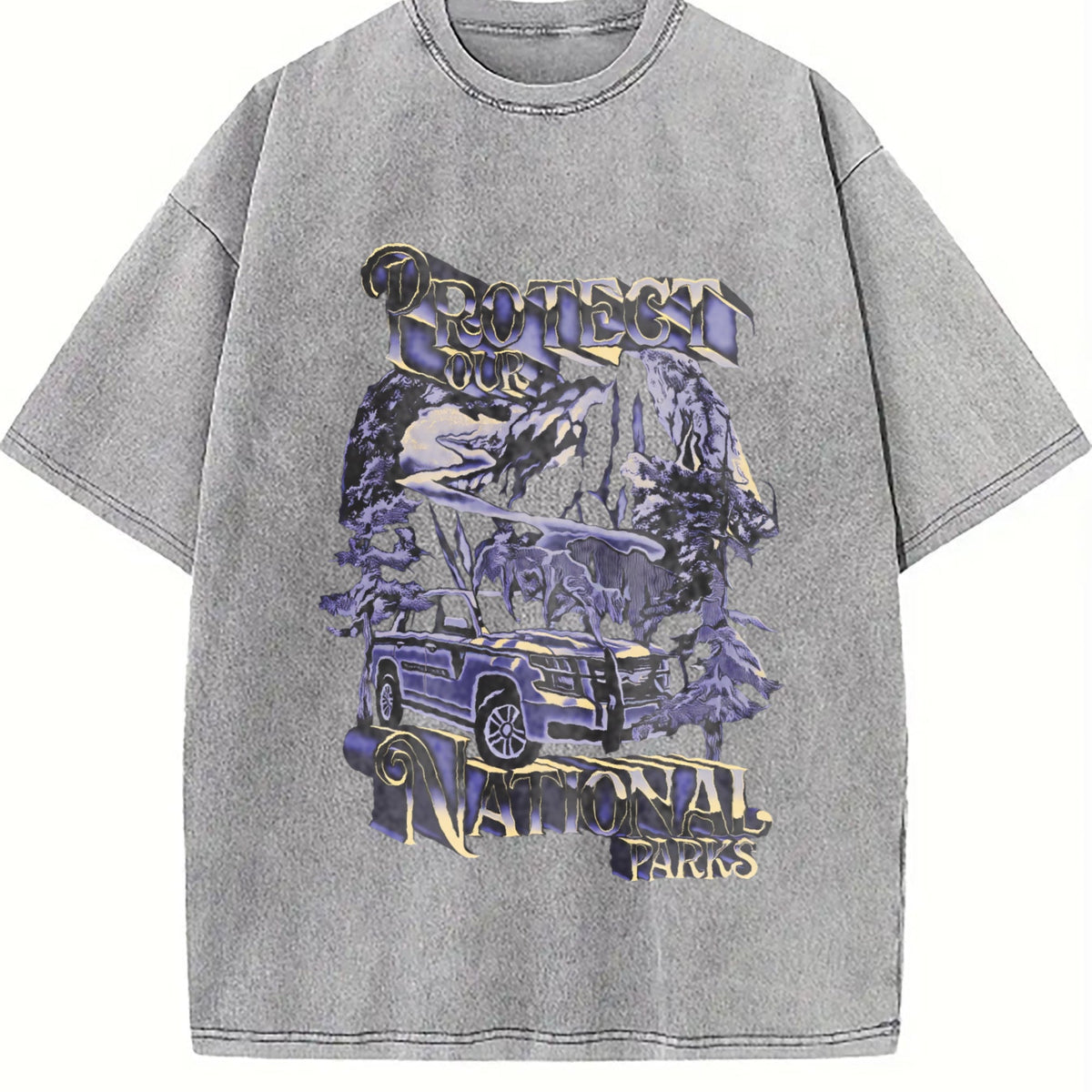 Protect Our National Parks Vintage Washed T-Shirt product image 5