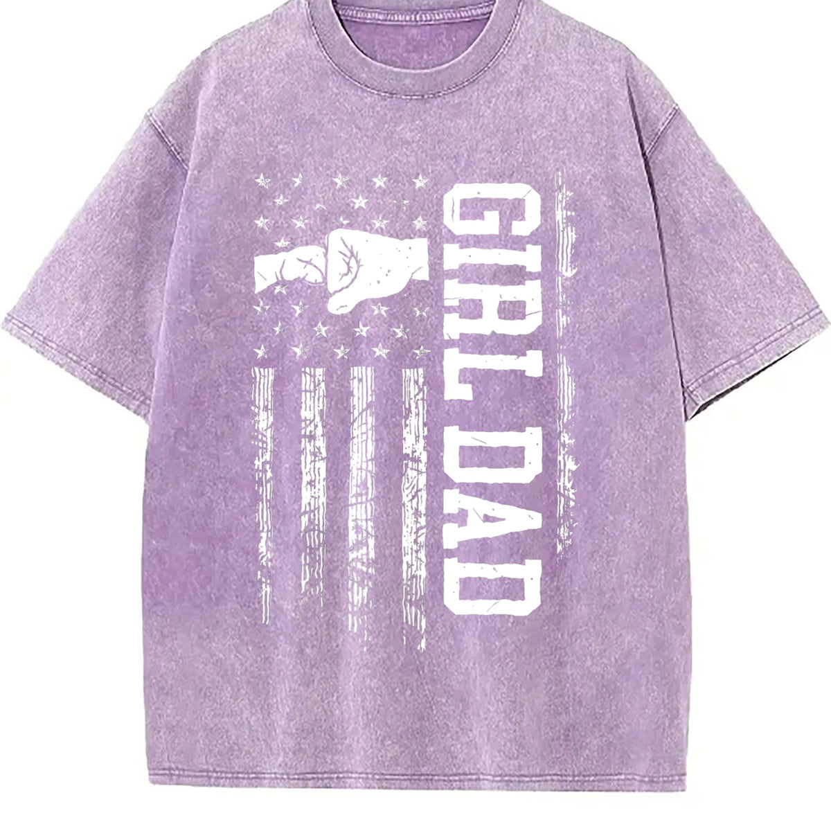 Girl Dad Vintage Washed T-Shirt product image 6
