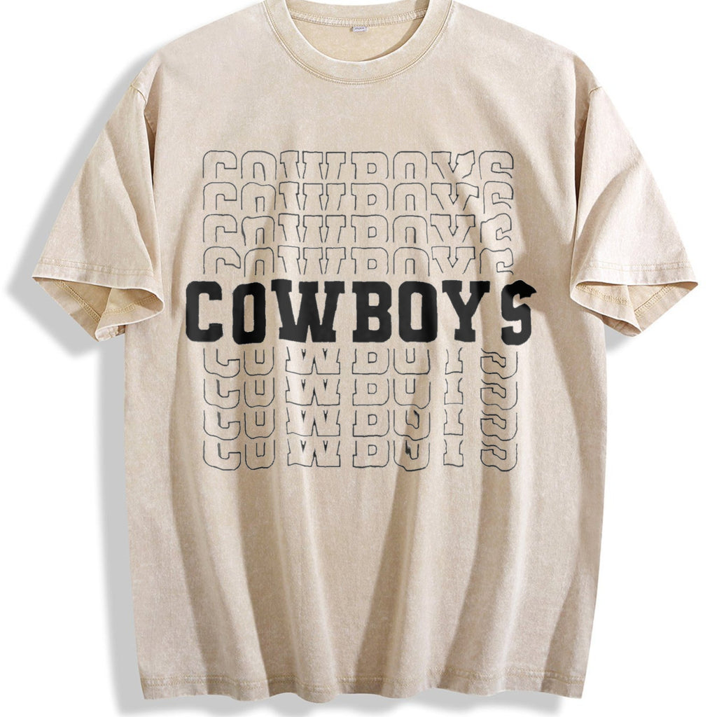 Cowboys Family Team Mascot Vintage Washed T-Shirt product image 1