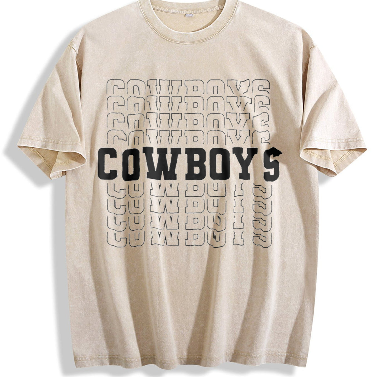 Cowboys Family Team Mascot Vintage Washed T-Shirt product image 1