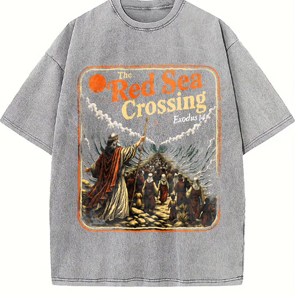 Red Sea Crossing Moses Christian Bible Story Faith Vintage product image 5