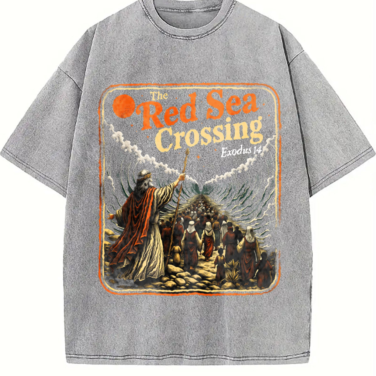 Red Sea Crossing Moses Christian Bible Story Faith Vintage product image 5