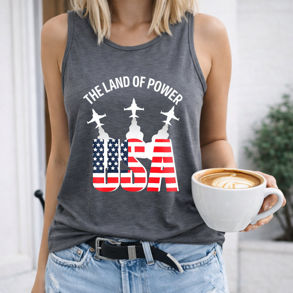 4th Of July Patriotic America Women's Tank Top
