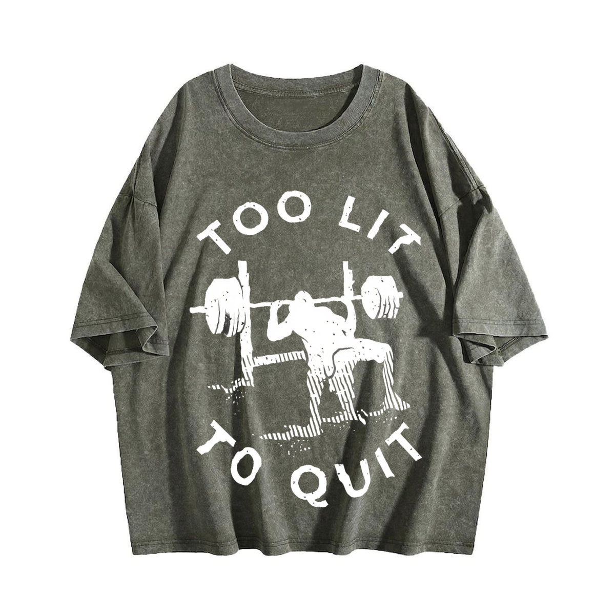Gym Motivation Vintage Washed T-Shirt product image 4